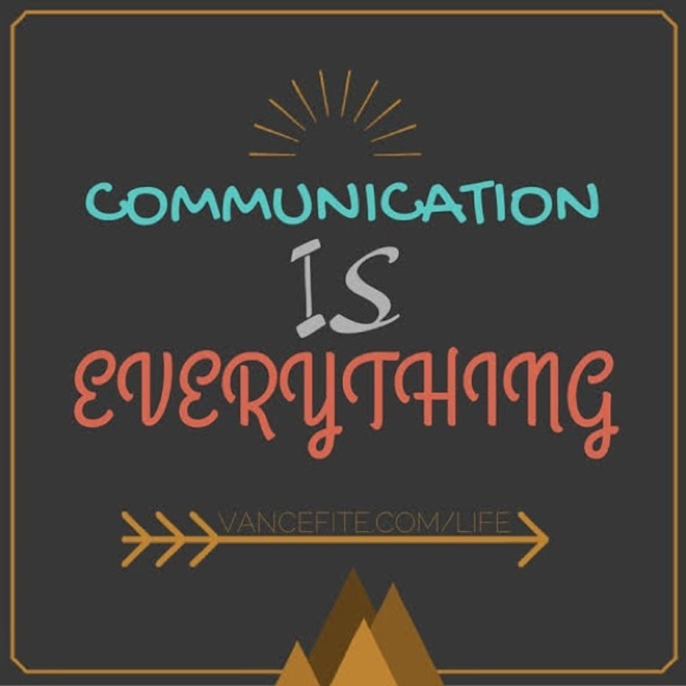 Communication is the key to buying and selling. 😊